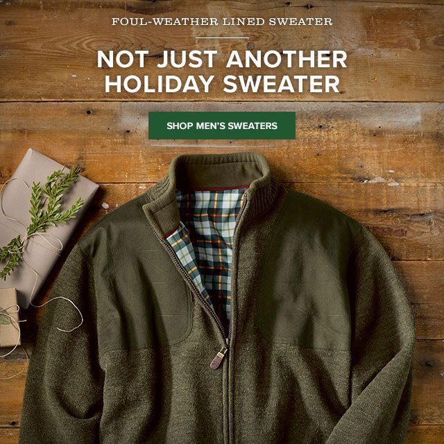 orvis foul weather sweater