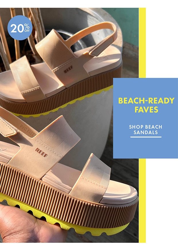 SHOP BEACH SANDALS