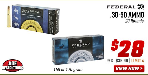 Federal .30-30 Ammo