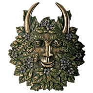 Spring Greenman Wall Plaque