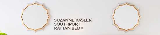 Suzanne Kasler Southport Rattan Bed