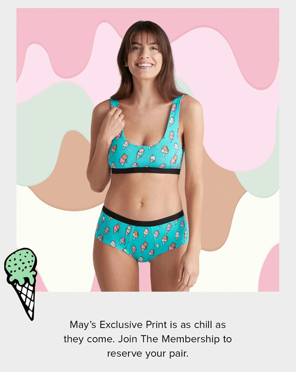 May's Exclusive Print is as chill as they come. Join The Membership to reserve your pair.