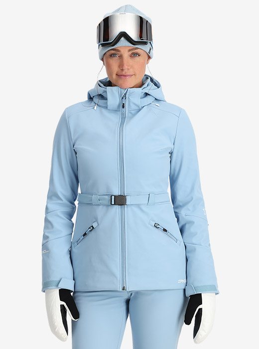 GLACIAL SOFTSHELL JACKET Blue Drift