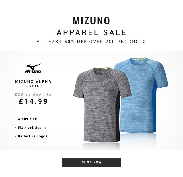 Shop Mizuno Apparel Sale