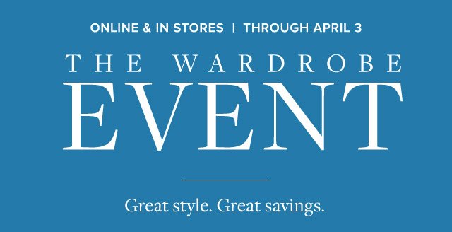 THE WARDROBE EVENT