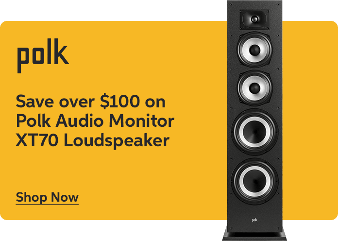 Save Over $100 on Polk Audio Monitor XT70 Loudspeaker