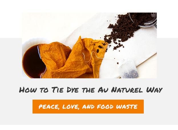 How to Tie Dye the Au Naturel Way