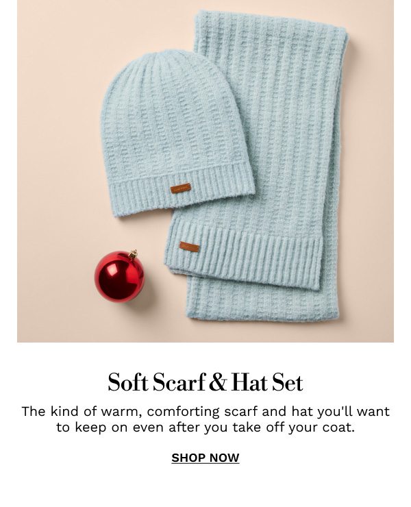 Soft Scarf & Hat Set | Shop Now