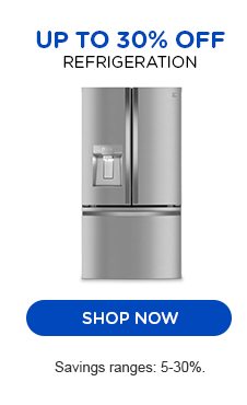 UP TO 30% OFF REFRIGERATION