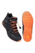 Extreme Softshell Kids Vibram Walking Boots, Black, Kids Shoe Size 4 UK