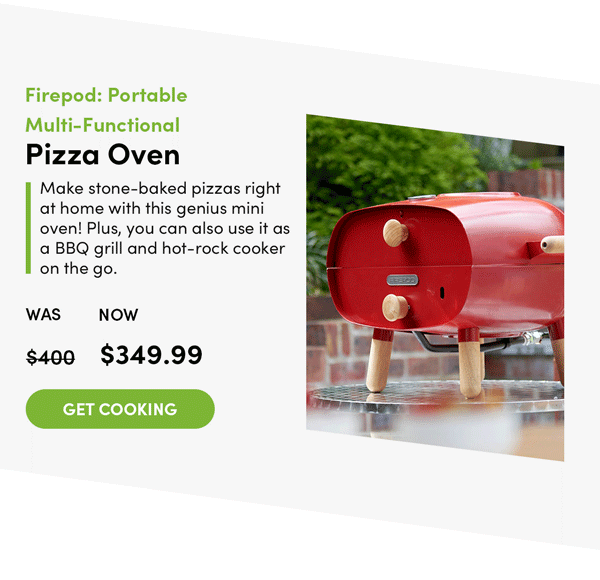 Firepod Portable Pizza Oven | Get Cooking 