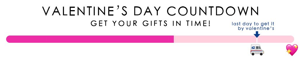 Get your Valentine's Day gifts on time >