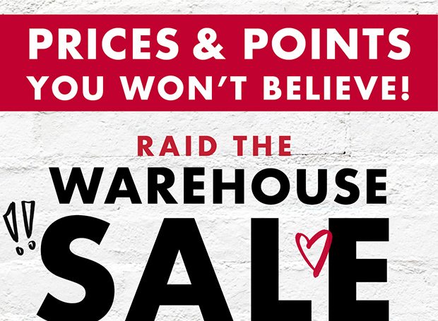 WAREHOUSE SALE