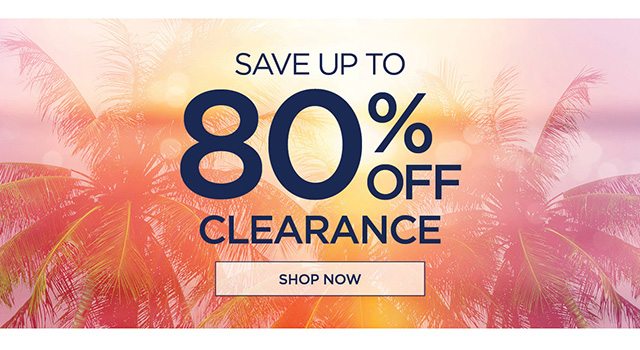 Save Up to 80% Off Clearance