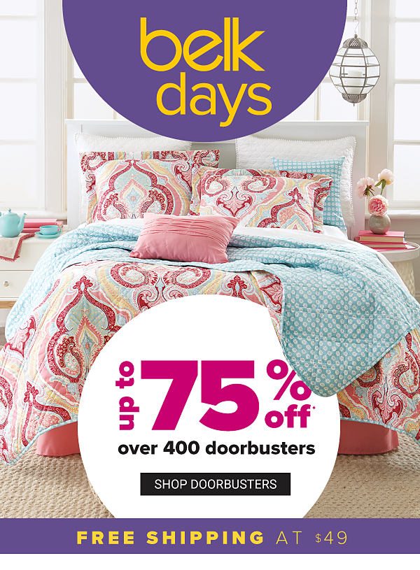 Up to 75% off Doorbusters - Shop Doorbusters