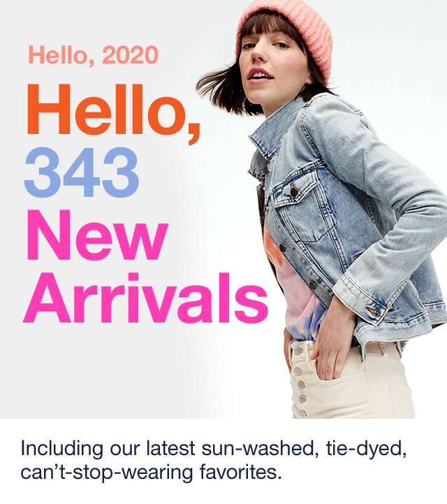 Hello, 343 New Arrivals