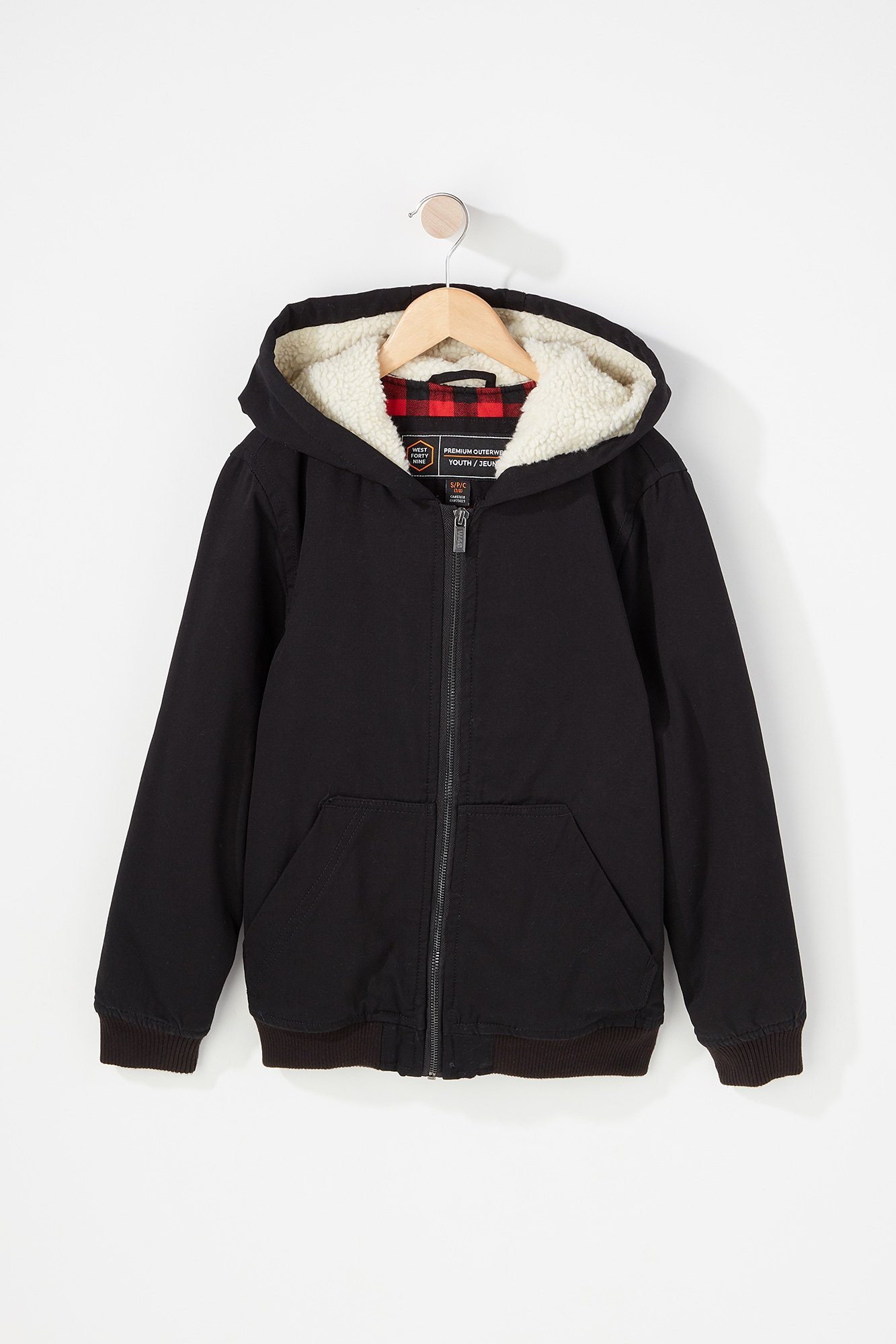 Image of West49 Solid Canvas Bomber