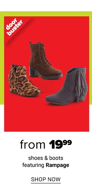 From 19.99 Shoes & Boots feat. Rampage - Shop Now