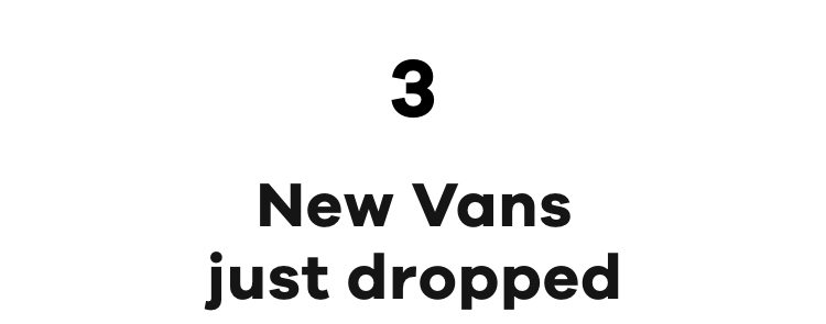 New Vans | Just dropped 