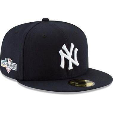 New York Yankees New Era 2019 Postseason Side Patch 59FIFTY Fitted Hat - Navy