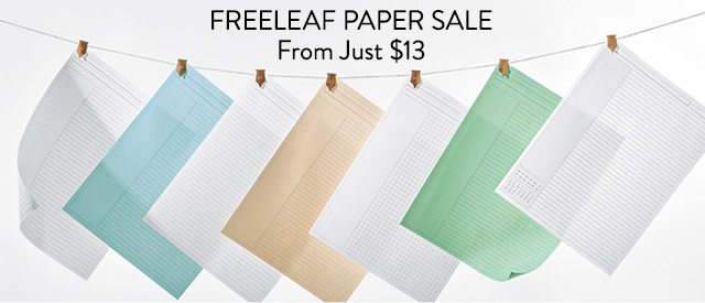 Shop the Freeleaf Paper Sale