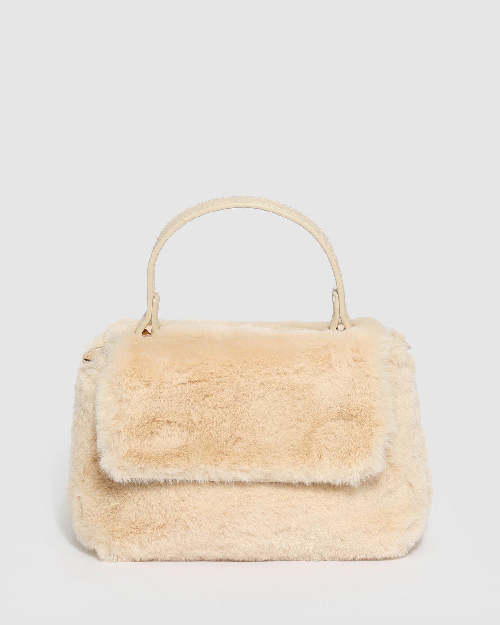 Image of Ivory Kiki Fur Mini Bag