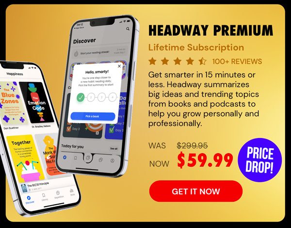 Headway Premium: Lifetime Subscription