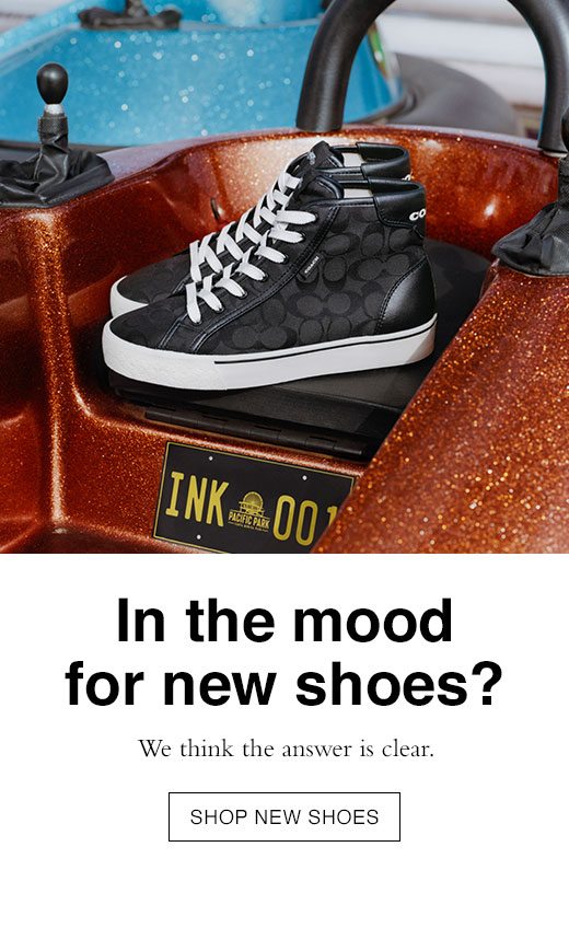 In the mood for new shoes? SHOP NEW SHOES