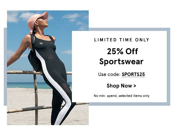 25% off Sportswear