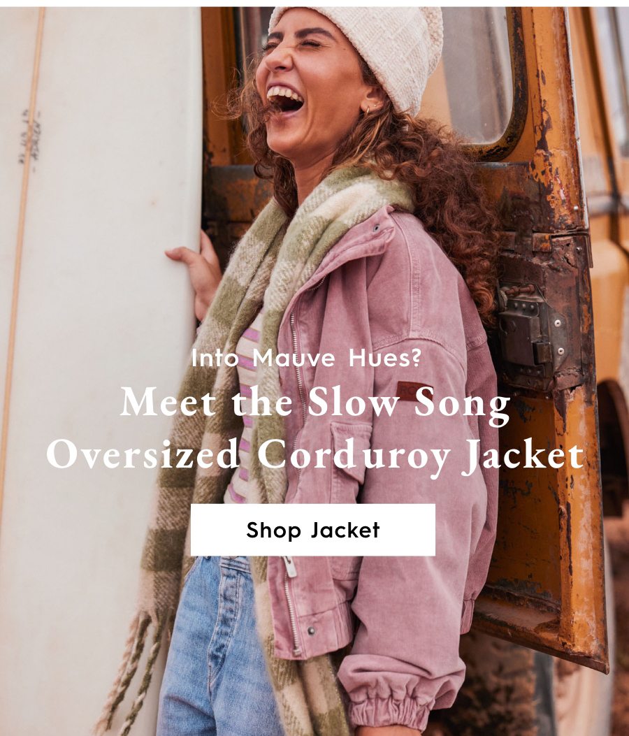 Slow Song Oversized Corduroy Jacket