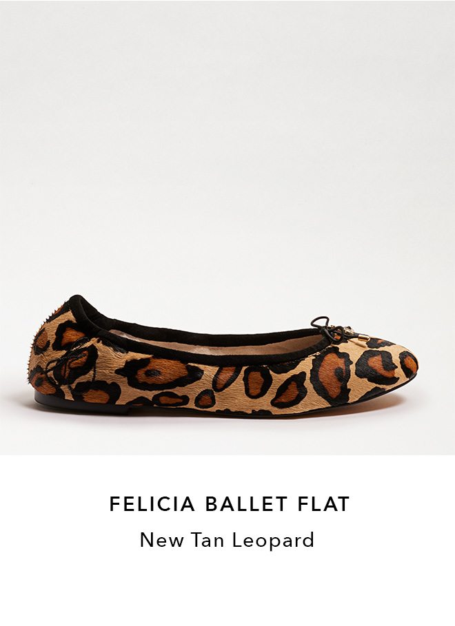 Felicia Ballet Flat - New Tan Leopard