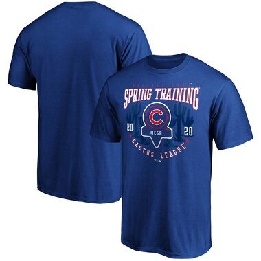 Fanatics Branded Chicago Cubs Royal 2020 Spring Training Pickoff Move T-Shirt