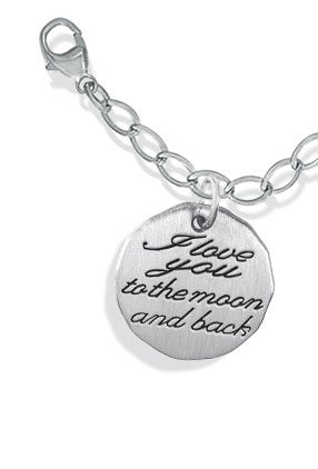 I Love You to the Moon and Back Charm