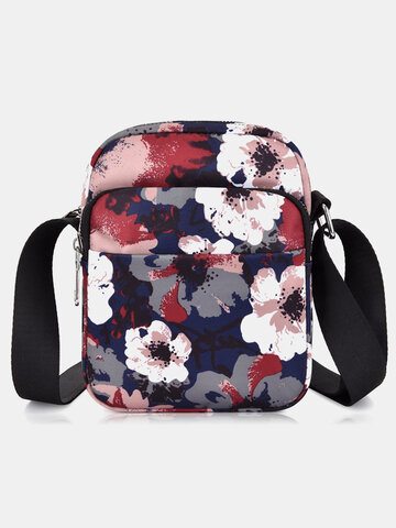 Oxford Floral Pattern Phone Bag