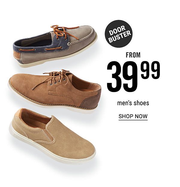 Doorbuster - Men's shoes from $39.99. Shop Now.