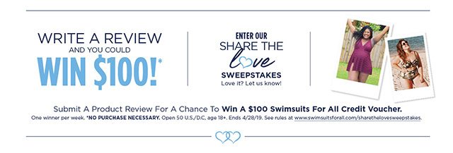 Enter Our Share The Love Sweepstakes