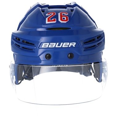 Jimmy Vesey New York Rangers Fanatics Authentic Game-Used #26 Bauer Blue Helmet from the 2018-19 NHL Season