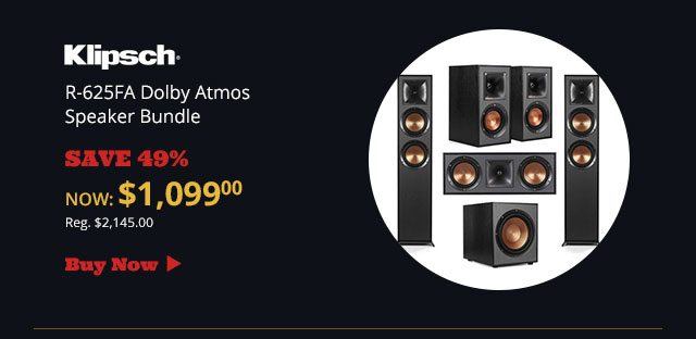 Klipsch R-625FA Dolby Atmos Speaker Bundle