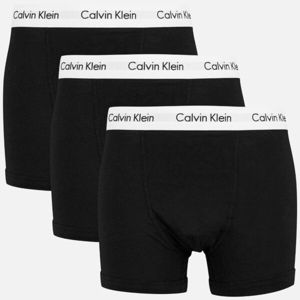 Calvin Klein Men's 3 Pack Basic Trunks