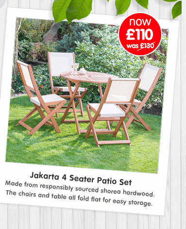 Jakarta 4 Seater Patio Set