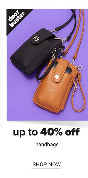 Up to 40% off Handbags - Shop Now