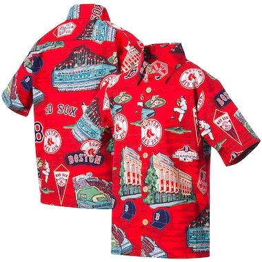 Boston Red Sox Reyn Spooner Scenic Button-Up Shirt - Red