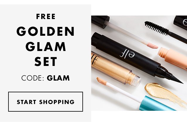 Free Golden Glam Set Code: GLAM