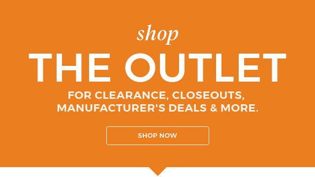 Shop THE OUTLET. Shop Now.