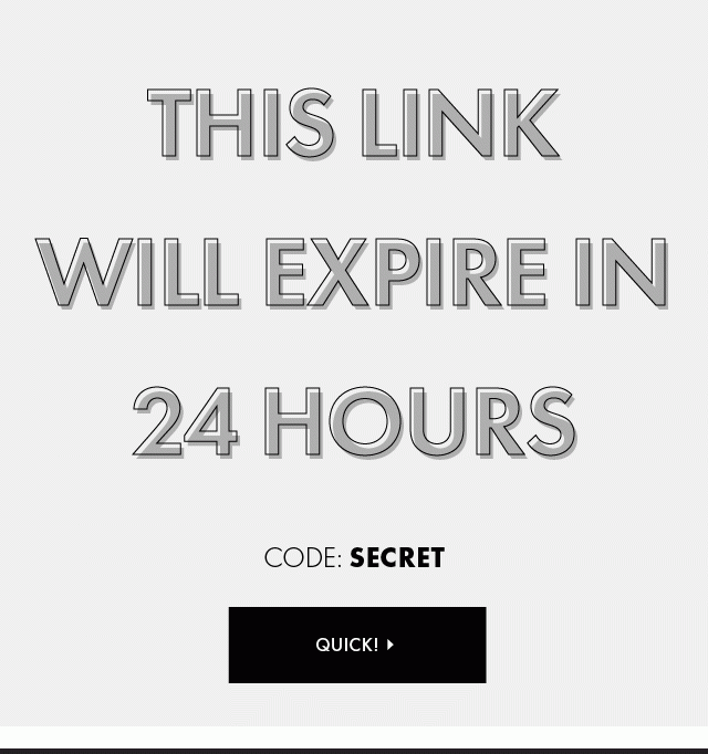 This link will expire in 24 hours Hero