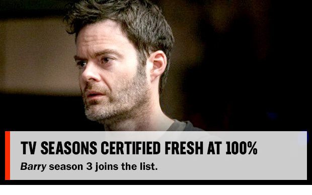 TV Seasons Certified Fresh at 100%