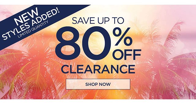 80% Off Clearance