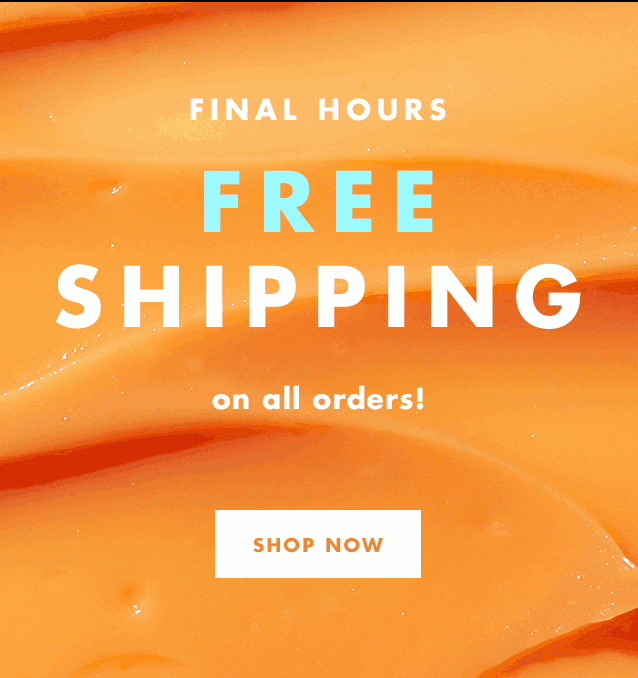 Final Hours of Free Shipping