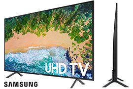 Samsung UN55NU7100 55 4K UltraHD Smart LED HDTV (2018 Model)