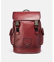 RED CURRANT/BLACK COPPER FINISH RIVINGTON BACKPACK